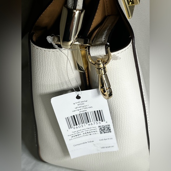 Kate Spade Phoebe Top Handle Satchel – Meringue (Cream White) – NWT - Picture 5 of 9